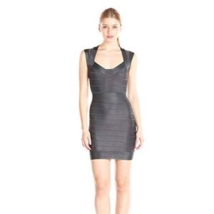 French Connection Black Bandage Dress
